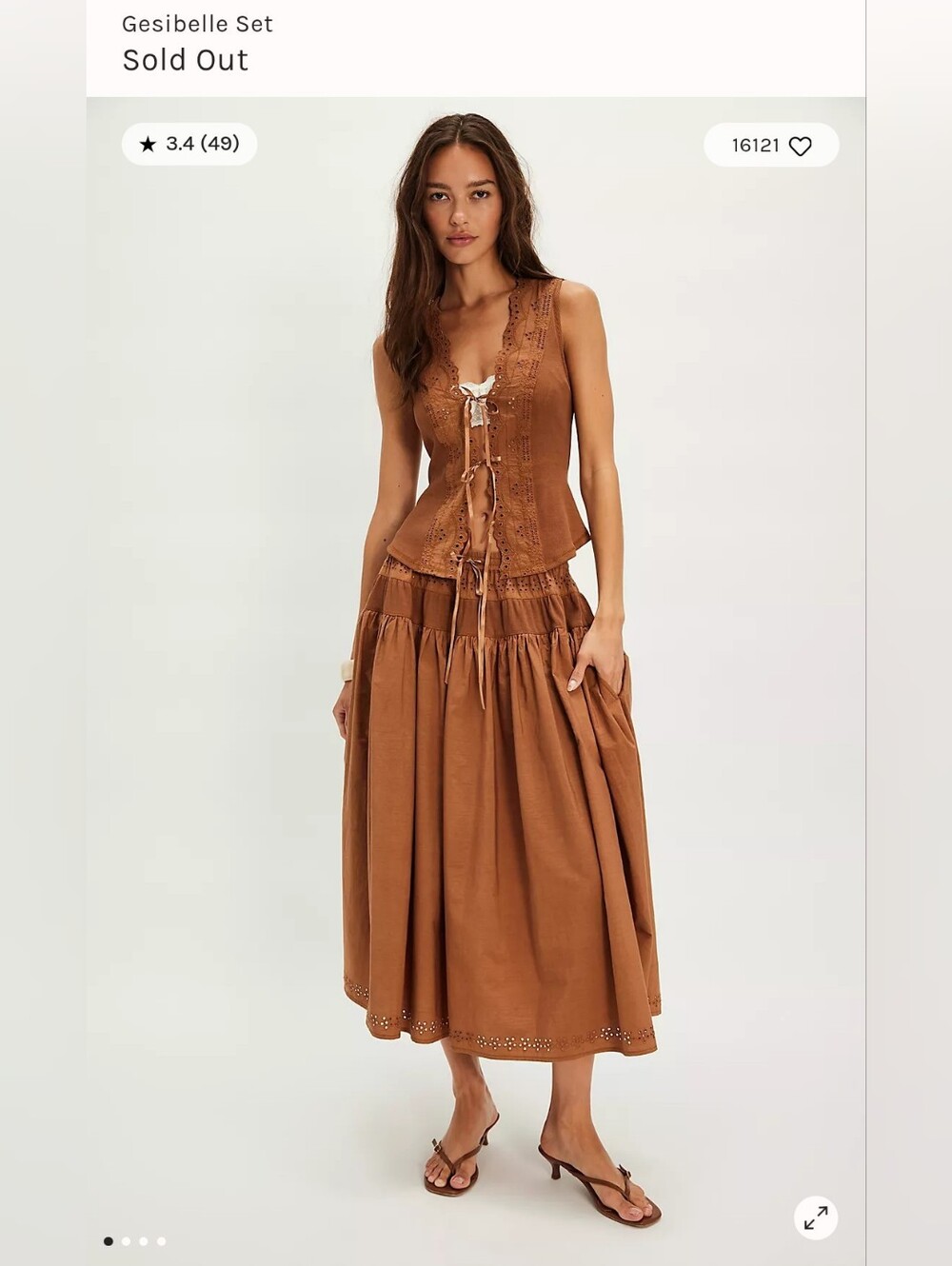Free People Gesibelle Set Size Medium